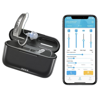 BTE Bluetooth Hearing Aids (App Controlled)