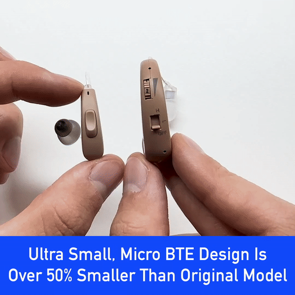 Upgrade To Our New Micro BTE Digital Rechargeable ClarityPros